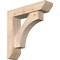 Ekena Millwork Westlake Slat Smooth Bracket w/ Offset Brace, Douglas Fir, 5 1/2"W x 22"D x 22"H BKT0604X22X22WTL06SDF - alternate 1